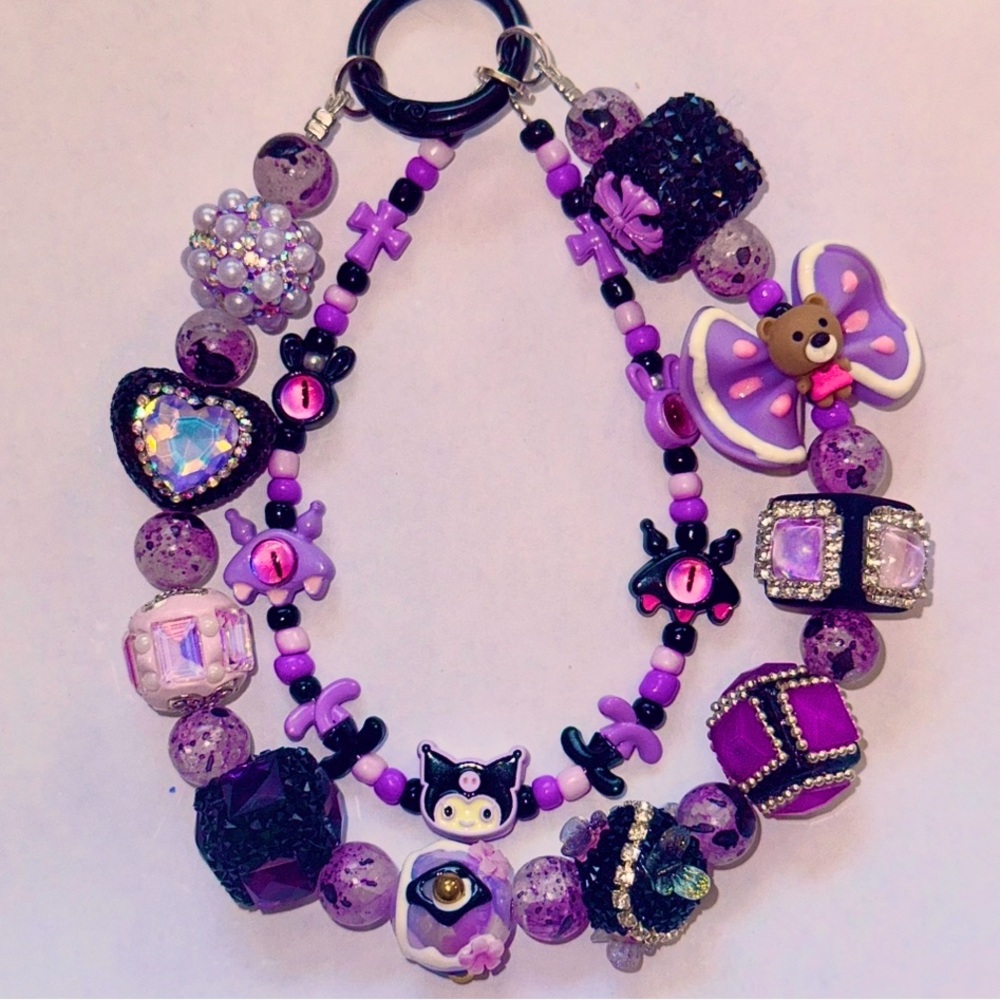 Handmade phone charm, bag charm, or keychain